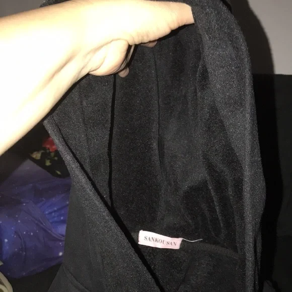 * SOLD * π€SANKOUSAN CAT COVEN SWEATER WITH FAUX FUR LINING SIZE Sπ€ - Picture 6 of 11